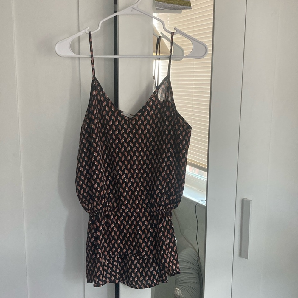 Silky dress tank blouse